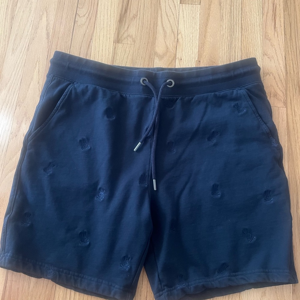 Psycho Bunny Dark Blue Drawstring Shorts